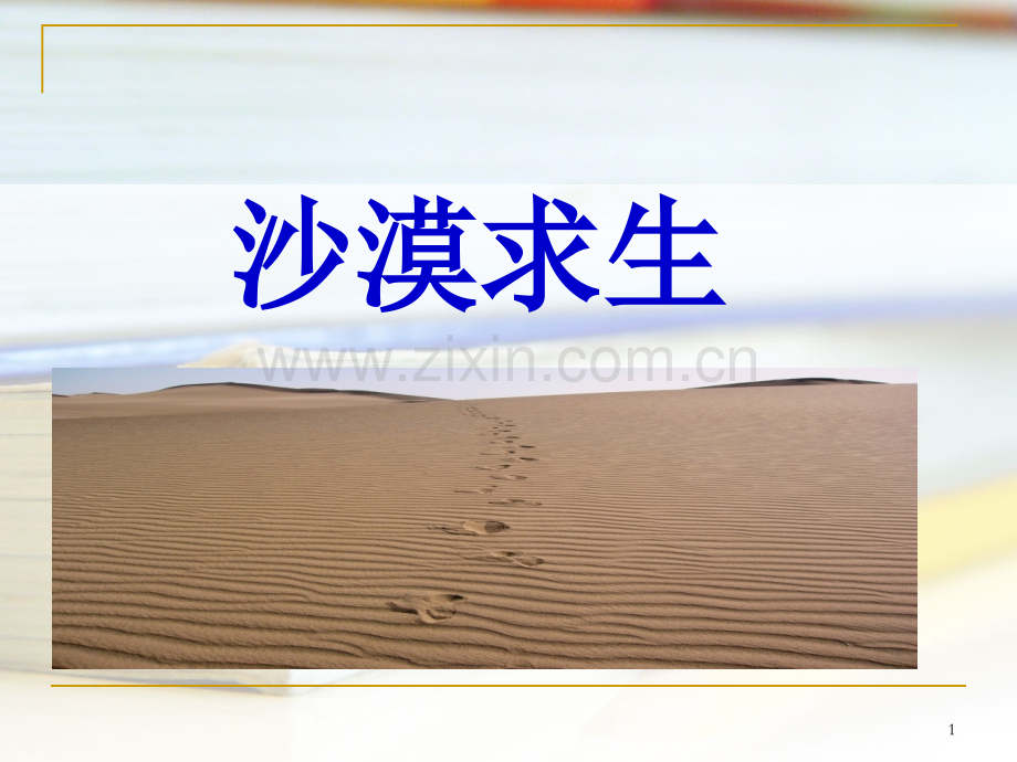 沙漠求生.ppt_第1页