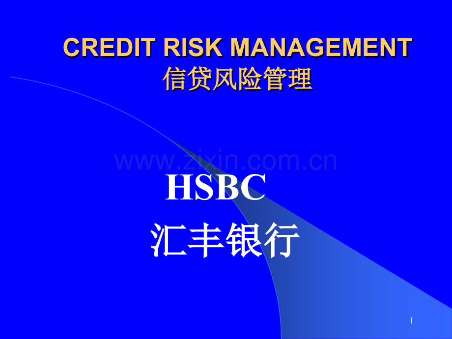 信贷风险管理.ppt_第1页
