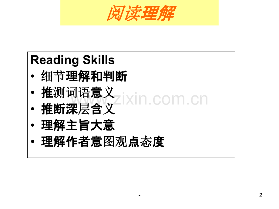 初中英语阅读理解技巧(方法例题).ppt_第2页
