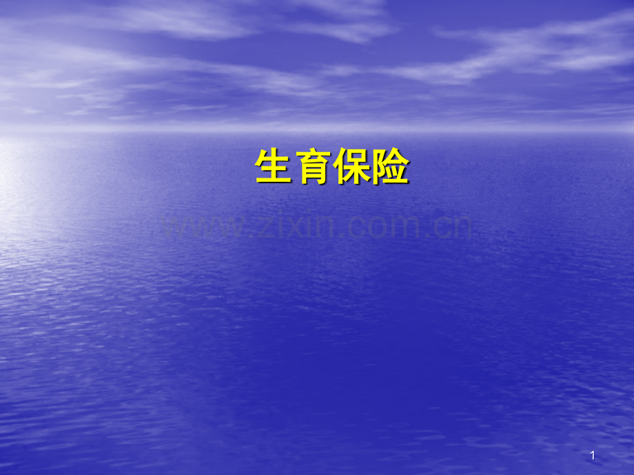 生育保险.ppt_第1页
