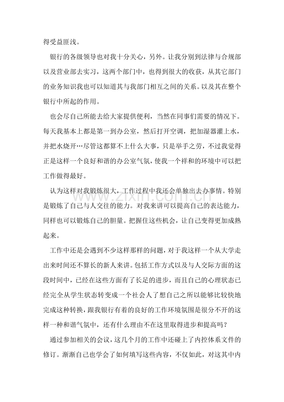 高校毕业生银行实践参考.doc_第2页