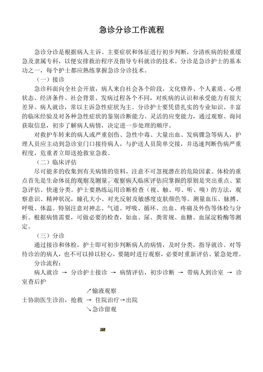 急诊分诊工作流程.doc_第1页