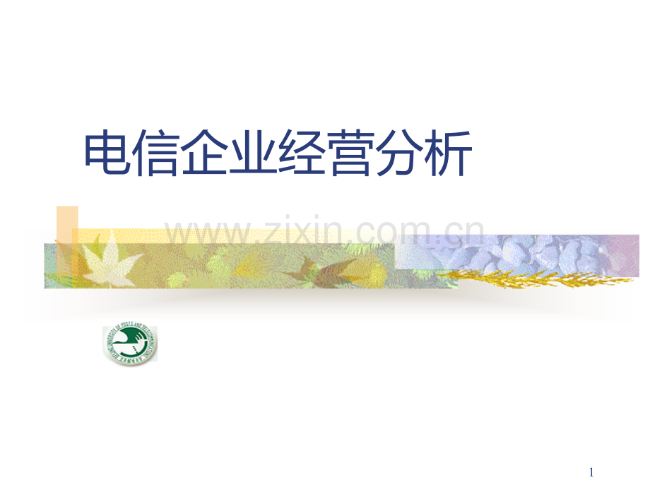 电信企业经营分析.ppt_第1页