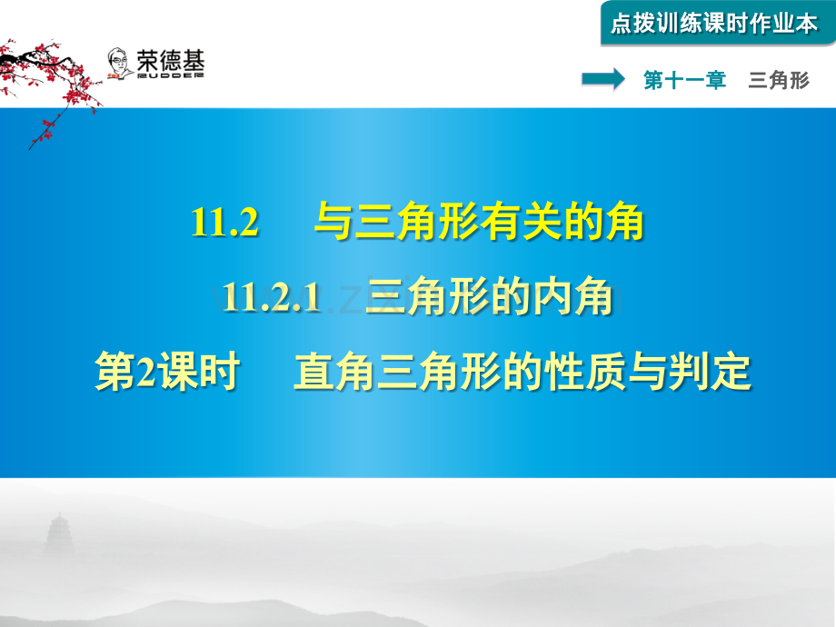 11.2.1.2-直角三角形的性质与判定习题课件.pptx_第1页