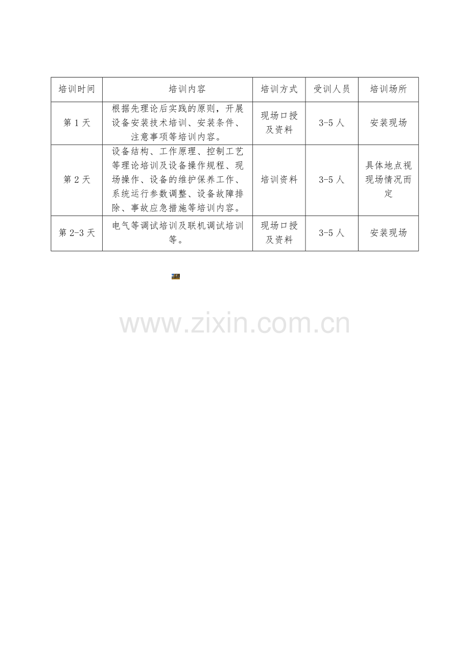 设备培训计划及方案.doc_第2页