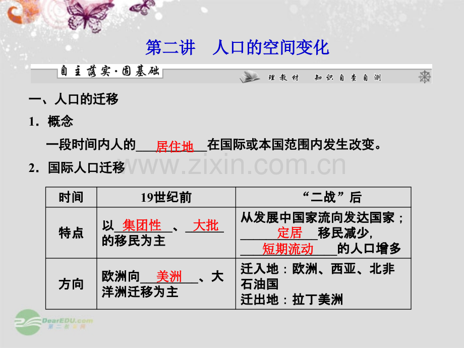 段时间内人的在国际或本国范围内发生改变国际人口迁-PPT.ppt_第1页
