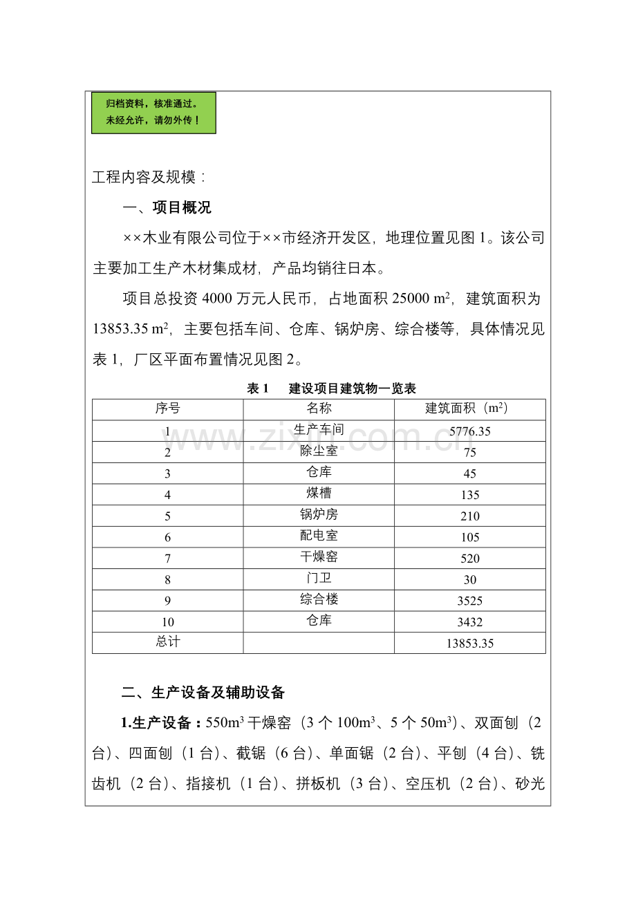 ××木业有限公司建设项目建设环境影响评估报告(经典版本).doc_第1页