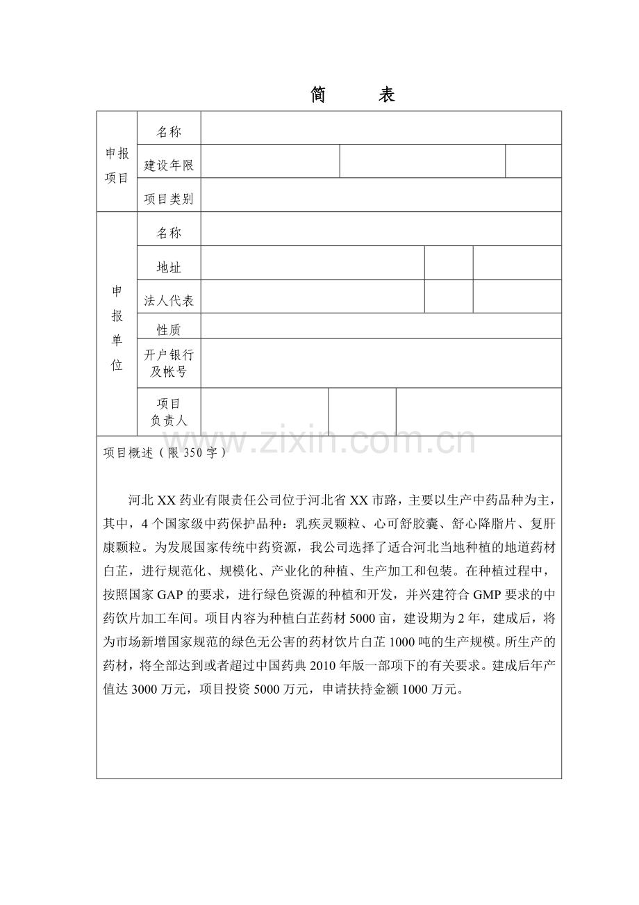 5000亩白芷药材的种植和深加工可行性研究报告.doc_第2页