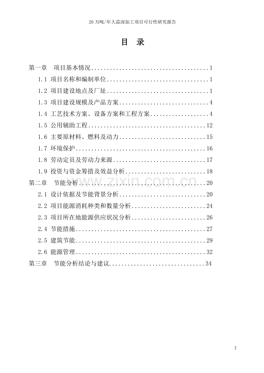 20万吨年大蒜深加工项目可行性研究报告.doc_第2页