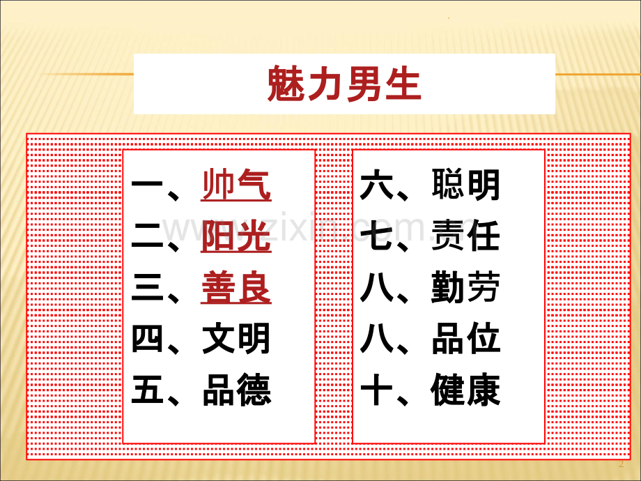 主题班会(魅力男生-魅力女生).ppt_第2页