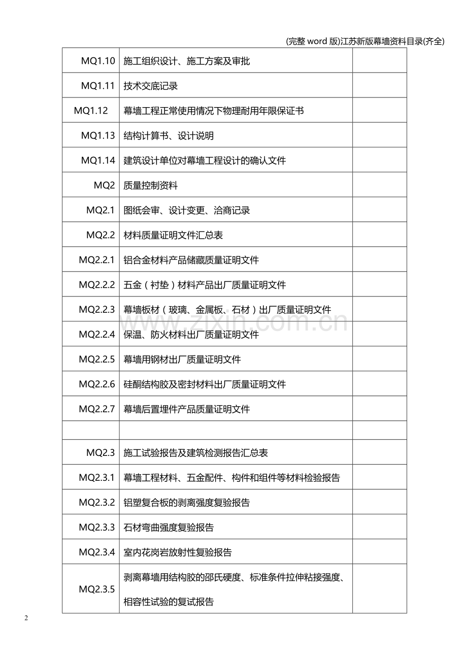 江苏新版幕墙资料目录(齐全).doc_第2页