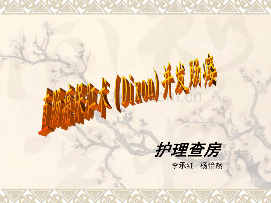 直肠癌保肛术并发肠瘘.pdf_第1页