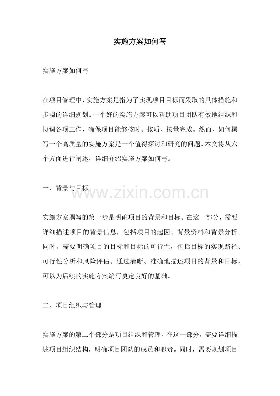 实施方案如何写.docx_第1页