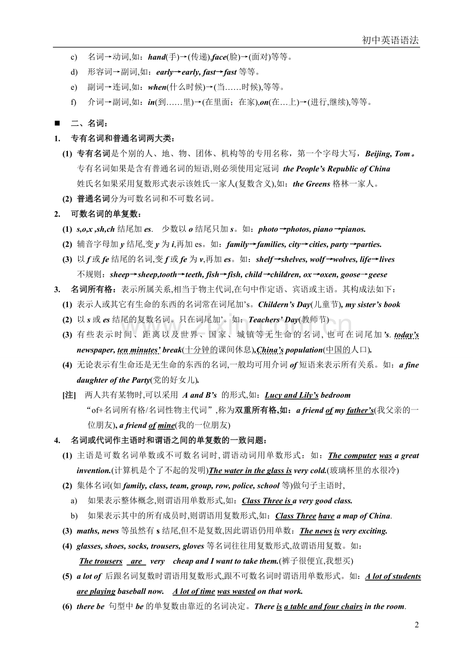-人教版初中英语语法总结.doc_第2页