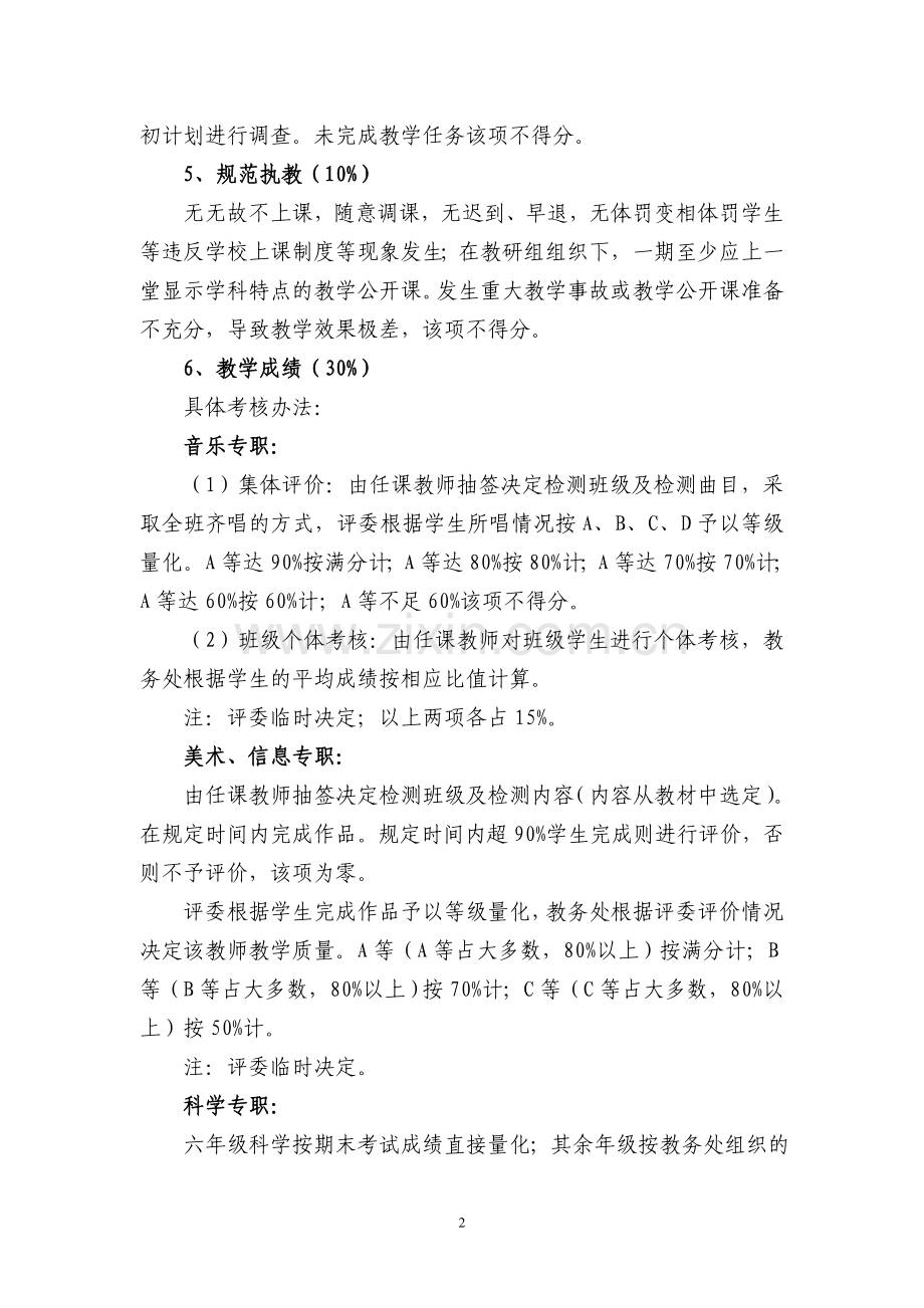 专职艺体教师考核方案.doc_第2页