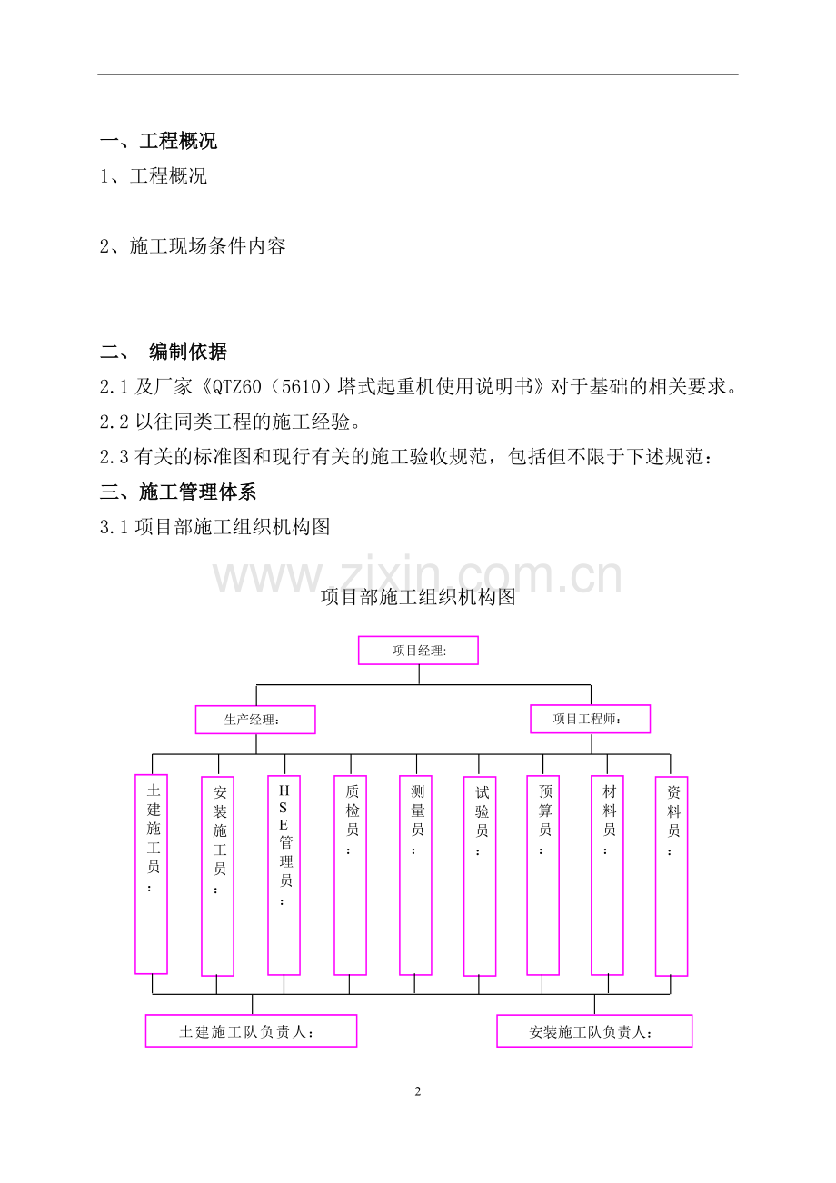 塔吊基础施工方案.doc_第2页
