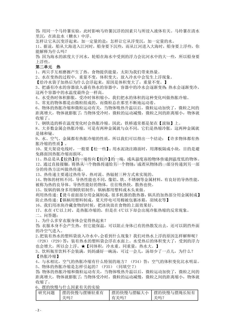 教科版五年级下册科学知识点总结.doc_第2页