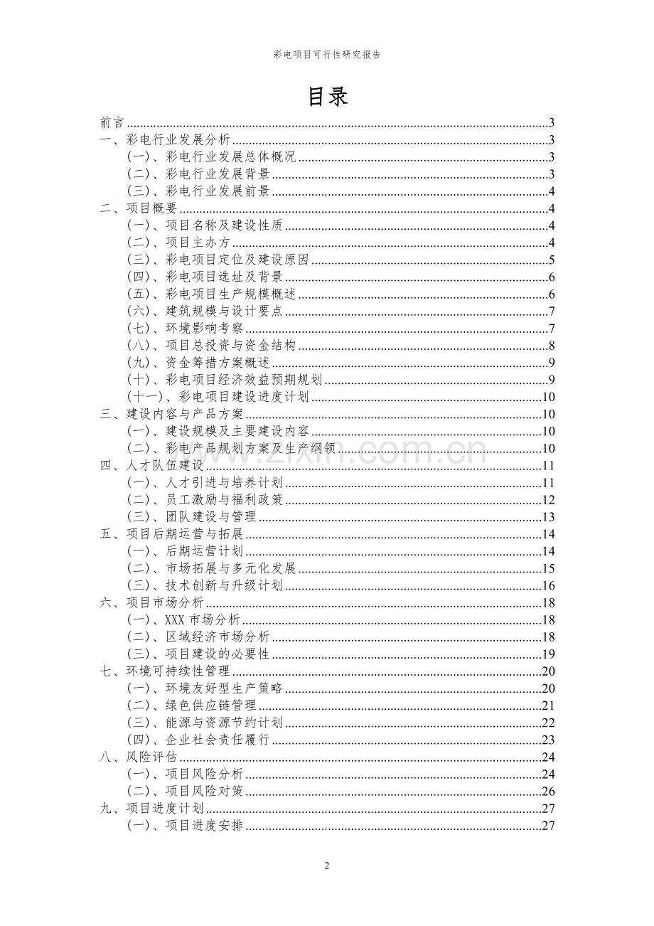 2024年彩电项目可行性研究报告书.docx_第2页
