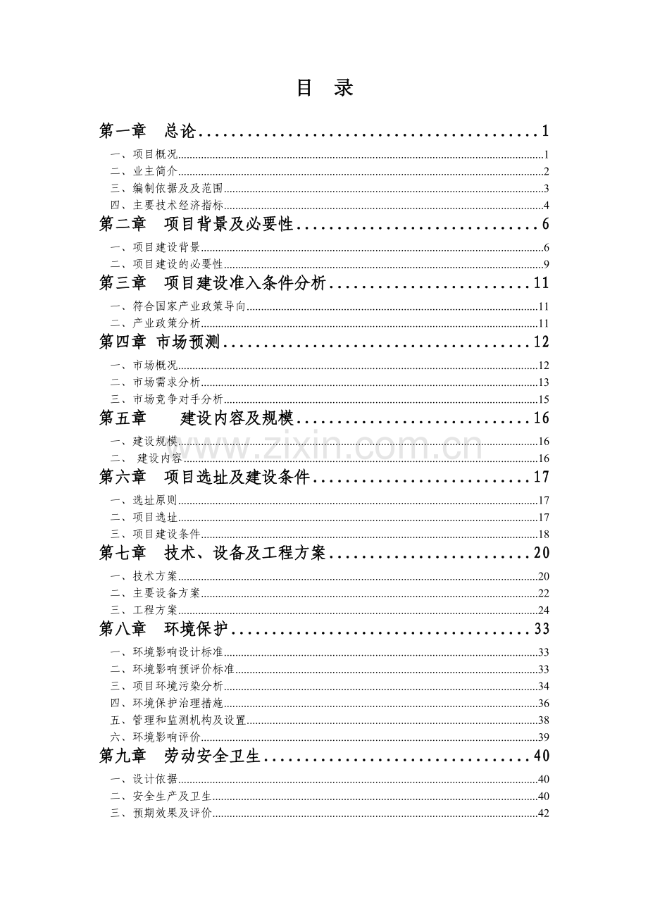 运动休闲用品生产建设项目可行性建议书.doc_第1页