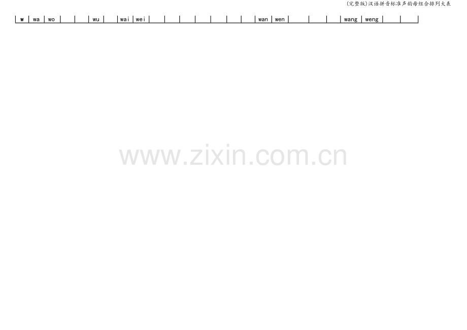 汉语拼音标准声韵母组合排列大表.doc_第2页