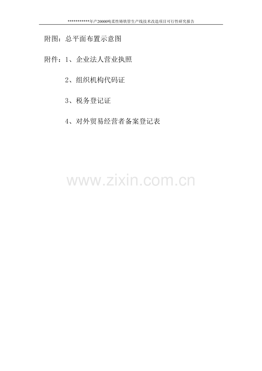 年产20000吨柔性铸铁管生产线技术改造项目建议书.doc_第2页
