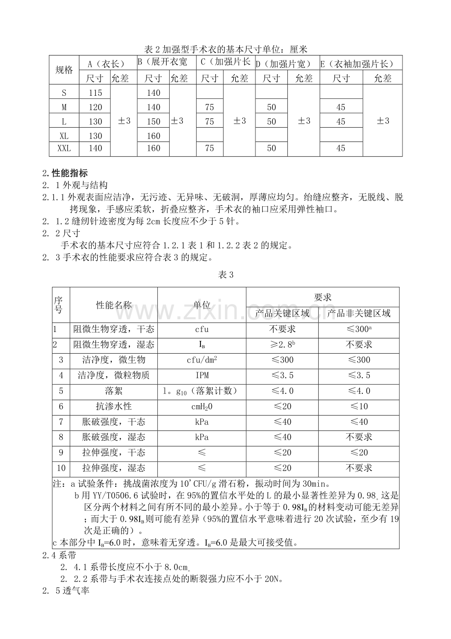 一次性使用无菌手术衣技术要求.docx_第2页