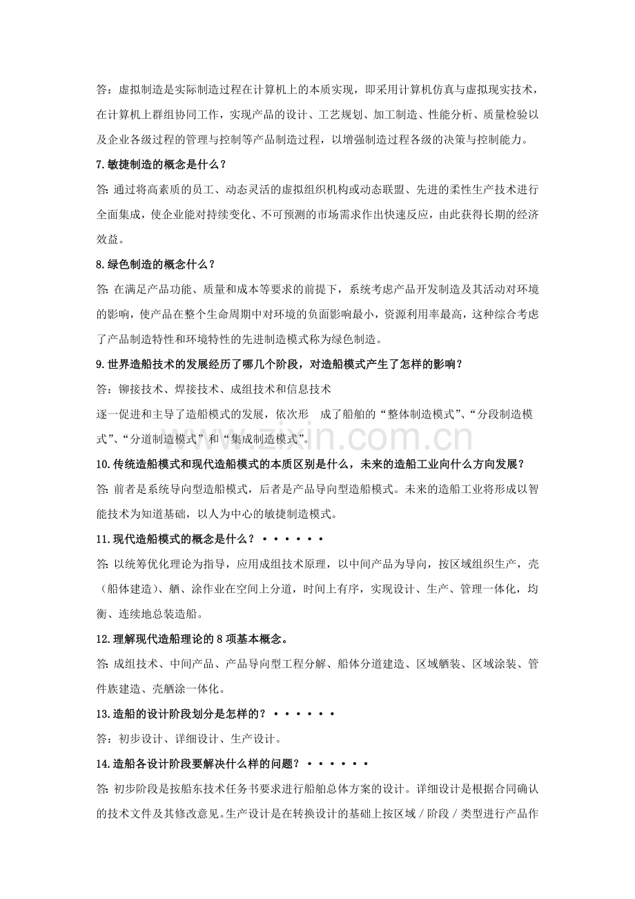 现代船舶制造技术基础考试内容大学.doc_第2页