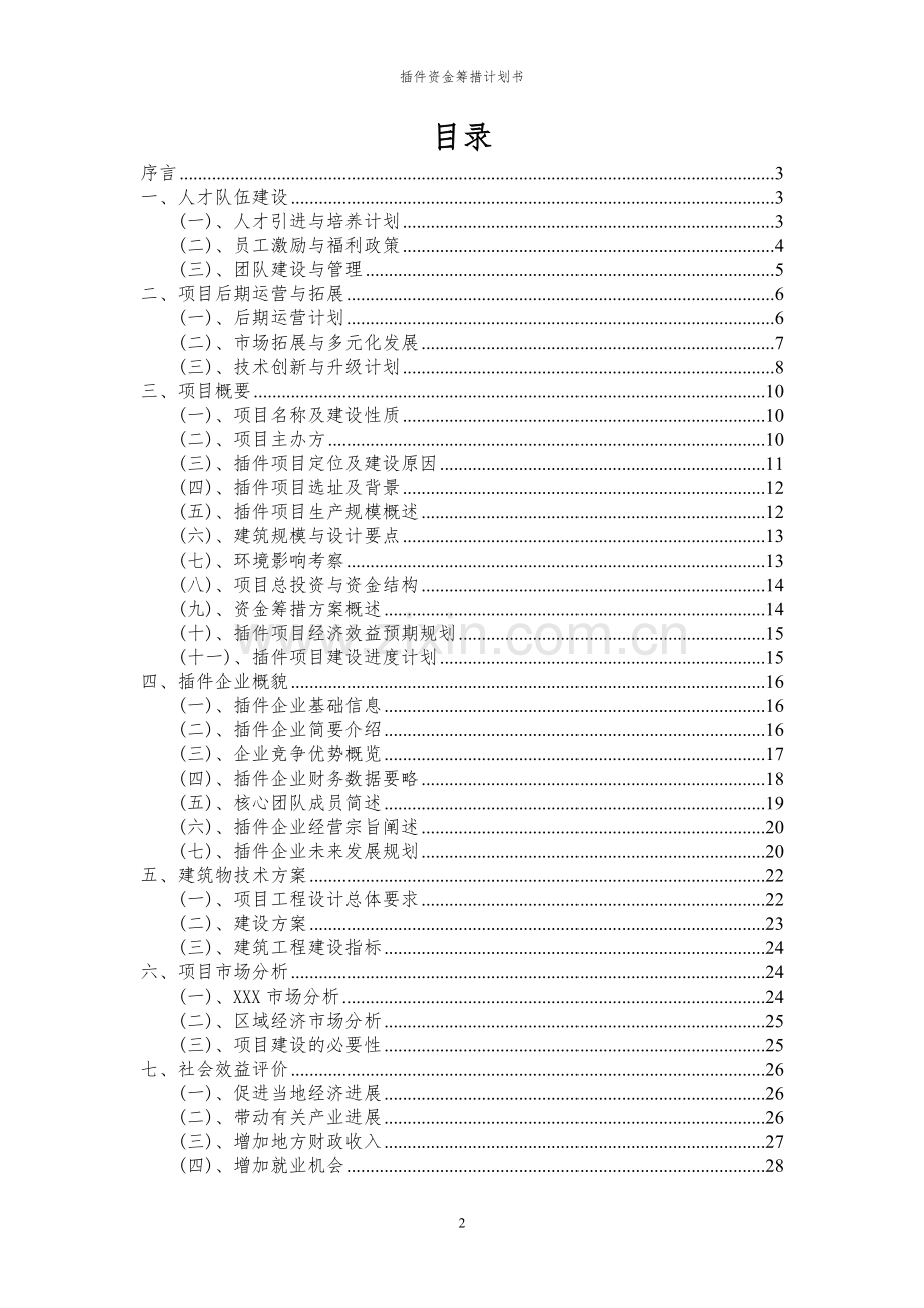 2023年插件项目资金筹措计划书.docx_第2页