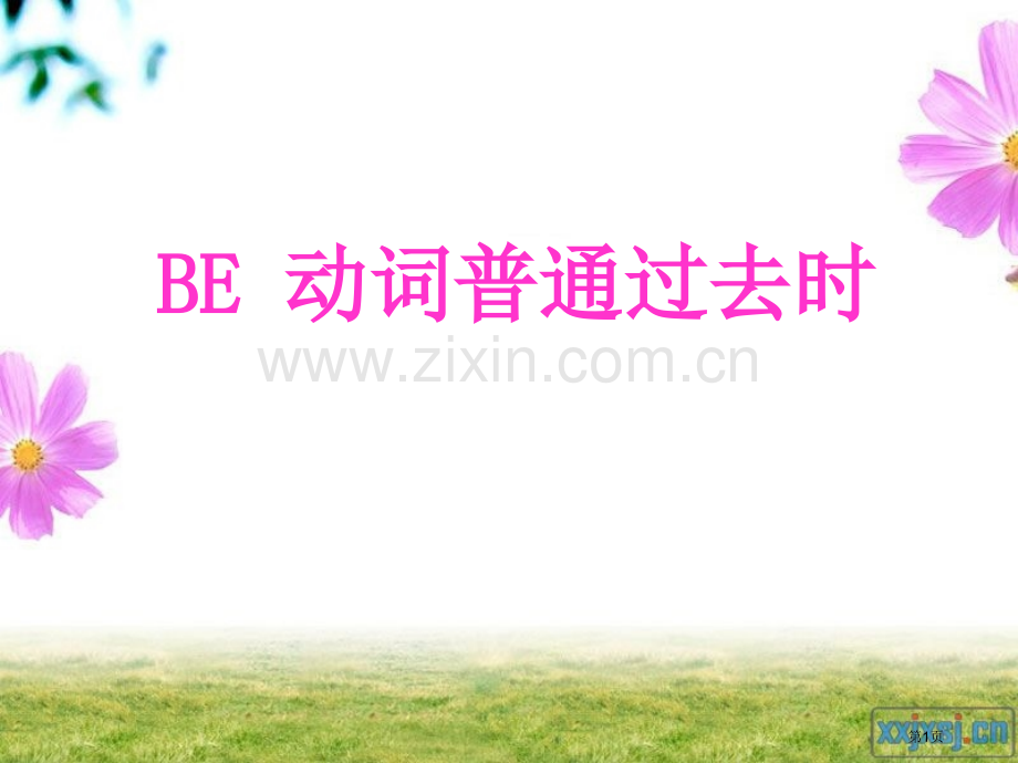 BE动词的般过去时省公共课一等奖全国赛课获奖课件.pptx_第1页