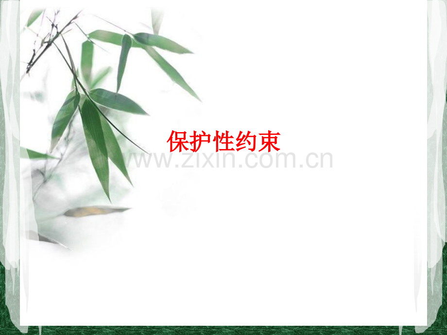 保护性约束.ppt_第1页