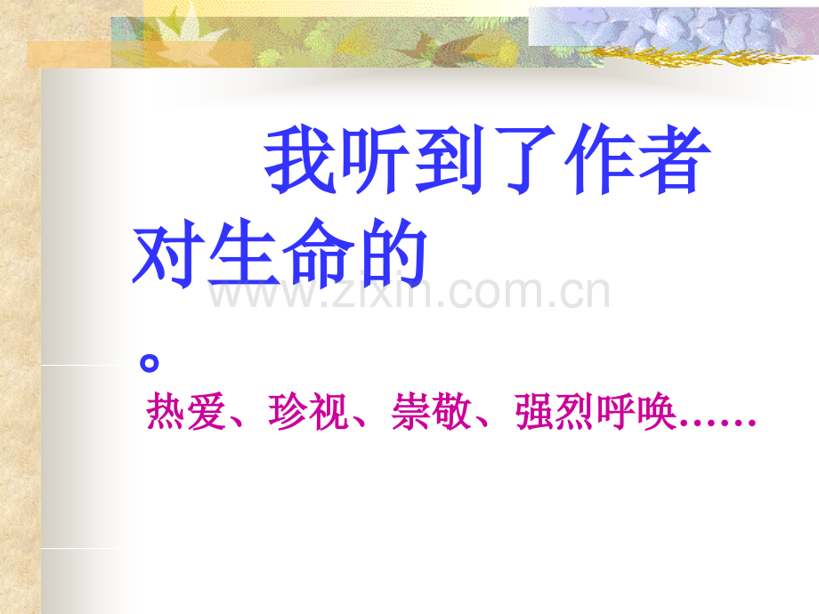 18.生命生命专题培训课件.ppt_第1页