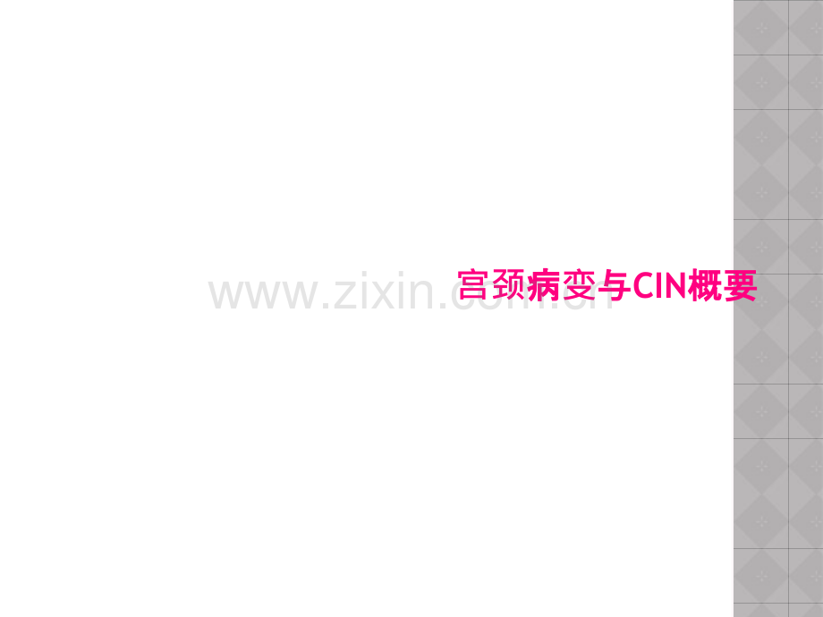 宫颈病变与CIN概要.pptx_第1页