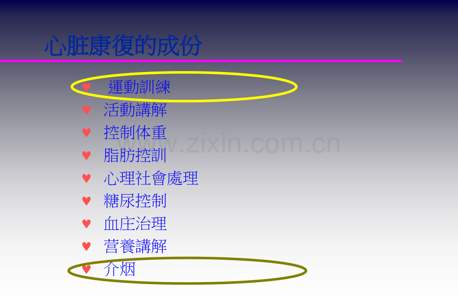 心脏康复中吸烟和不吸烟者运动训练的预后差异.ppt_第2页
