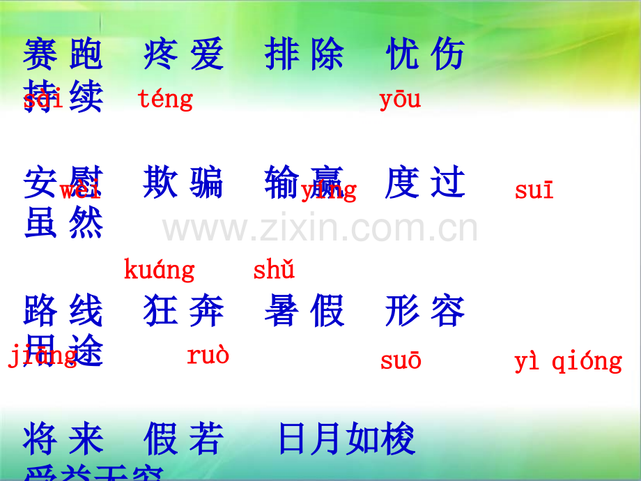 小学三年级语文下册《和时间赛跑》课件.ppt_第2页
