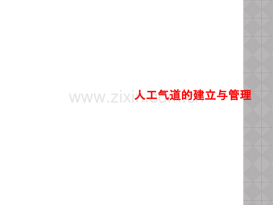 人工气道的建立与管理.pptx_第1页