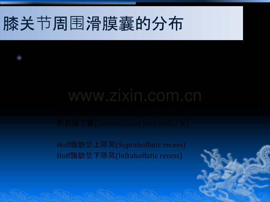 PPT医学课件膝关节周围滑膜囊的解剖及MRI表现讲义.ppt_第2页