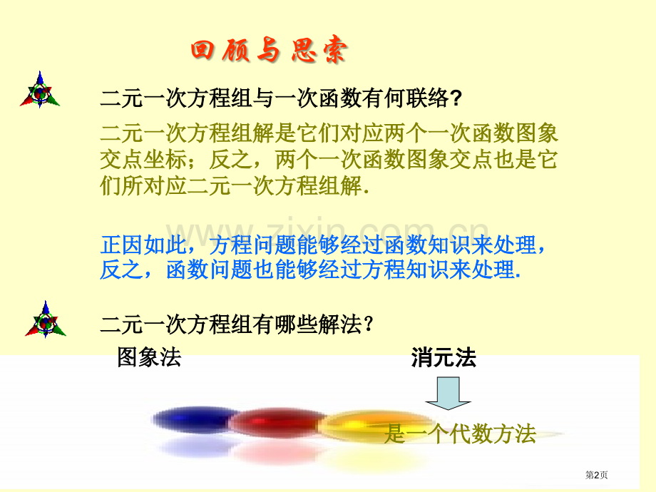 二元一次方程与一次函数二元一次方程组省公开课一等奖新名师优质课比赛一等奖课件.pptx_第2页