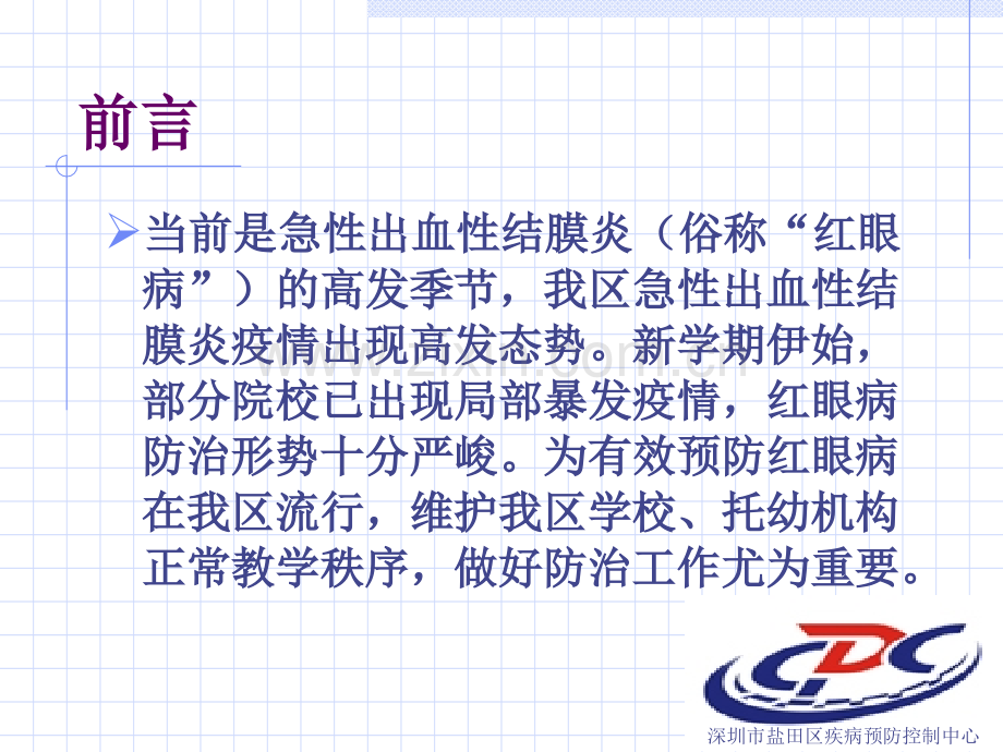 PPT医学课件急性出血性结膜炎防治讲义.ppt_第1页