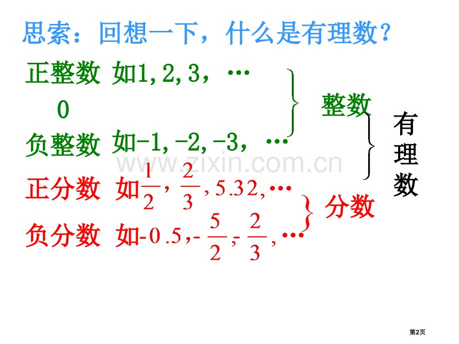 有理数数轴专题知识省公共课一等奖全国赛课获奖课件.pptx_第2页