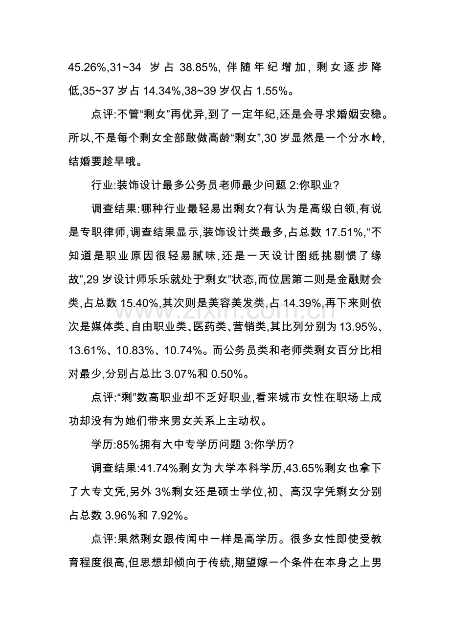 中国剩女调查分析报告.docx_第2页