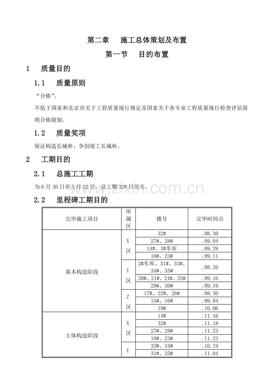综合项目施工总体专业策划部署.doc_第1页