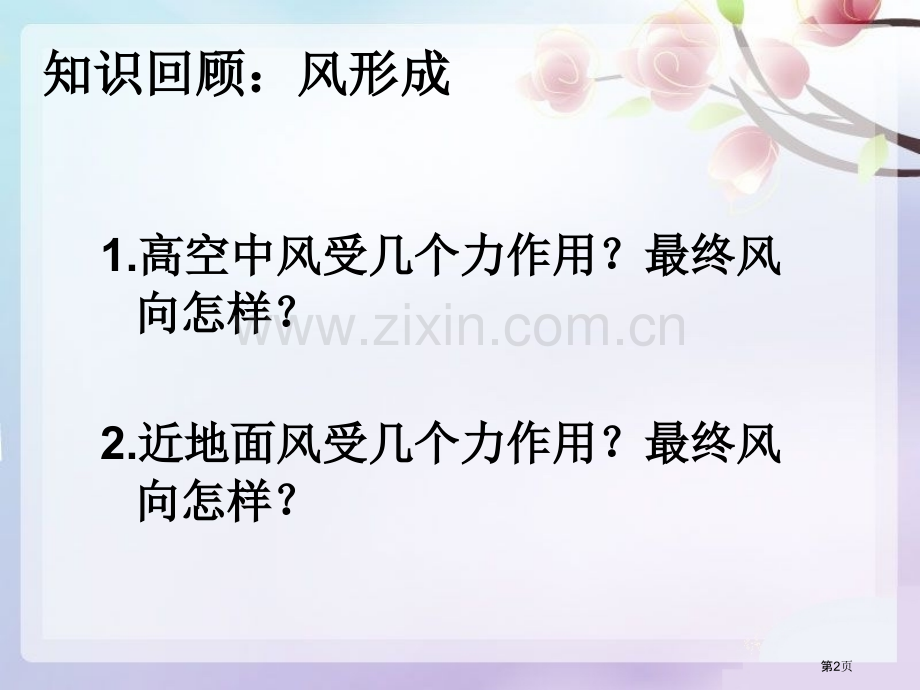 高中地理必修一气压带和风带省公共课一等奖全国赛课获奖课件.pptx_第2页