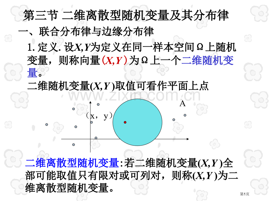 二维离散型随机变量和其分布律市公开课一等奖百校联赛获奖课件.pptx_第1页