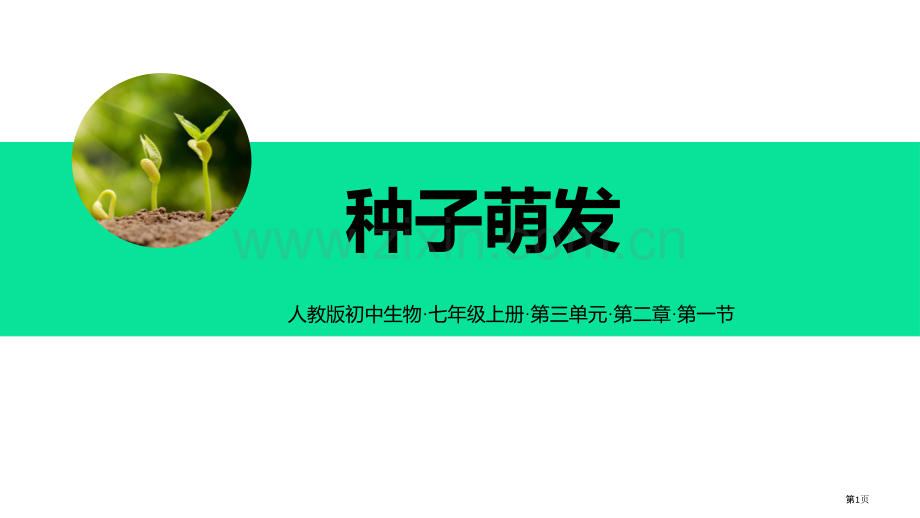 种子的萌发教学课件省公开课一等奖新名师优质课比赛一等奖课件.pptx_第1页