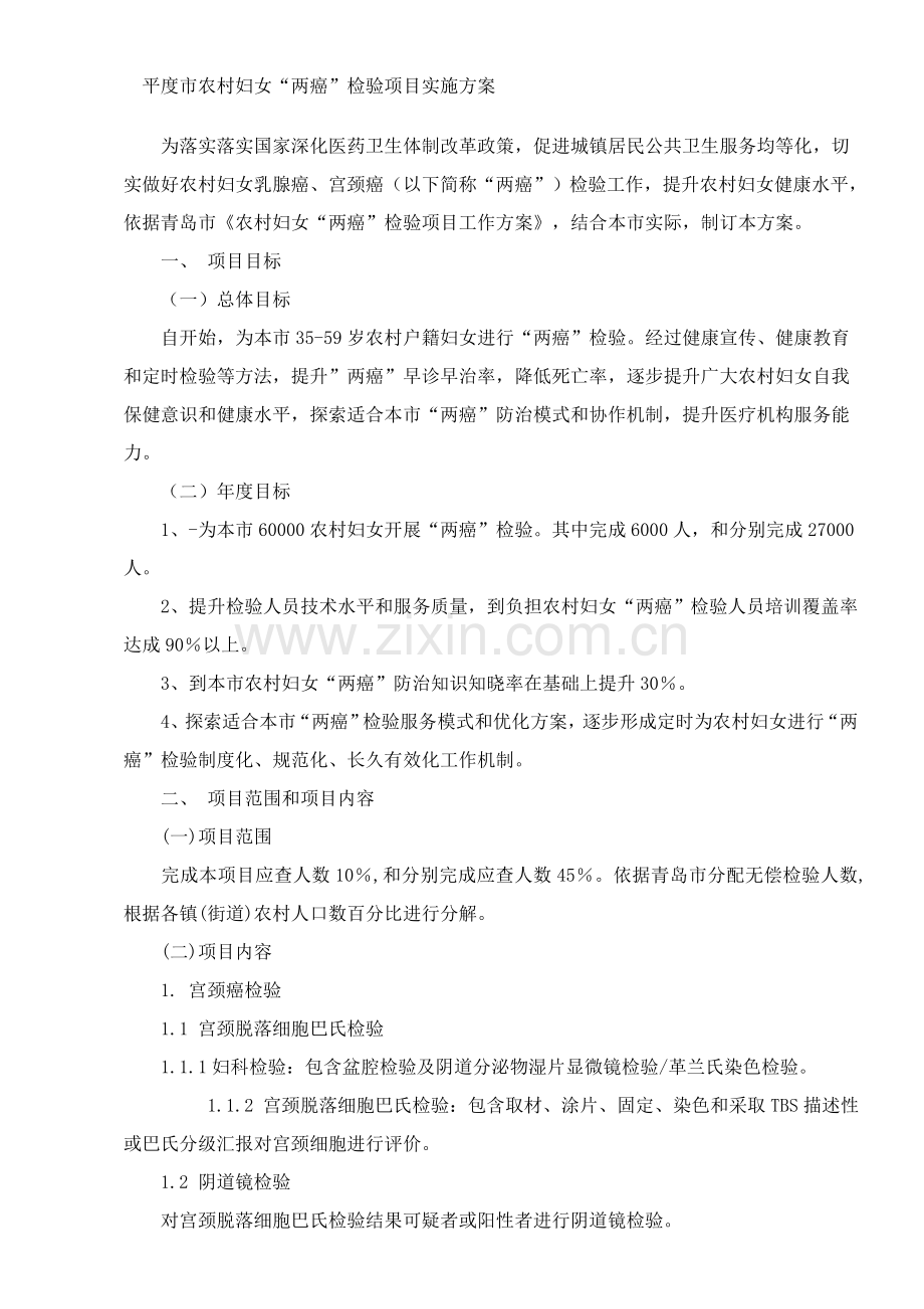 两癌检查综合项目实施专项方案.doc_第1页