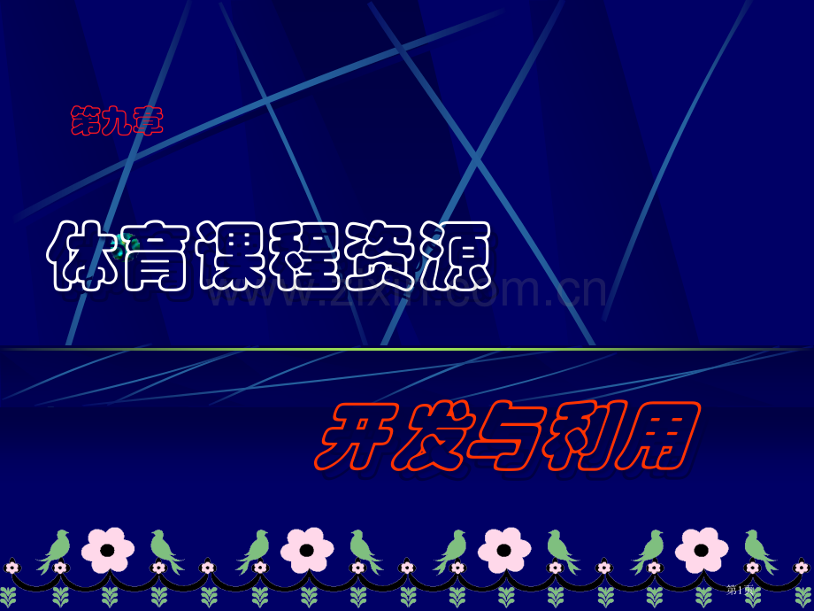 体育课程资源的开发与利用市公开课一等奖百校联赛特等奖课件.pptx_第1页