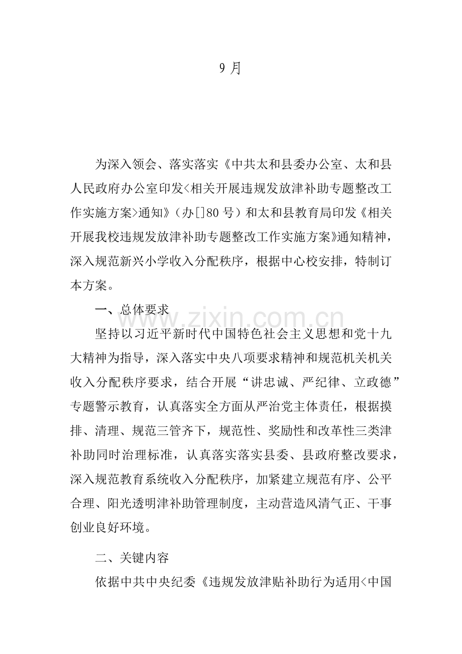 太和县新兴小学违规发放津补贴专项整治工作的实施专业方案.docx_第2页