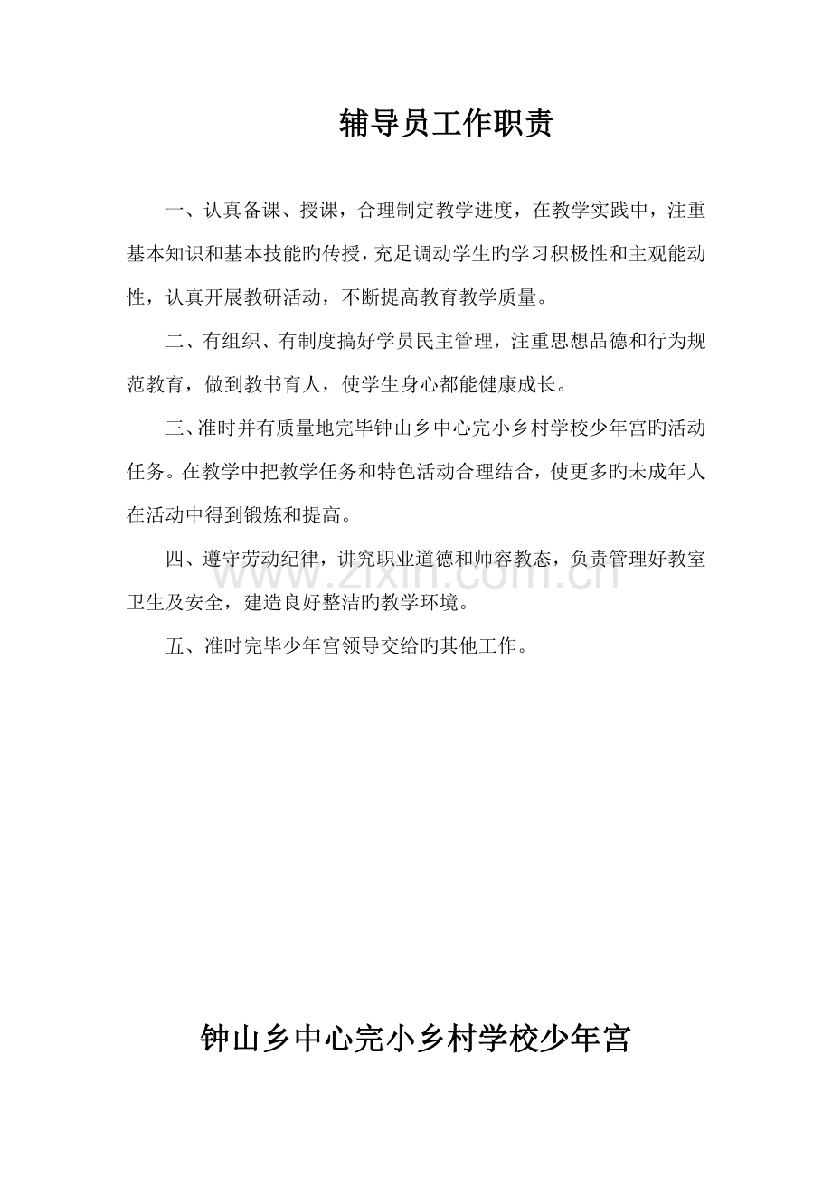 乡村学校少年宫工作管理新版制度.docx_第2页