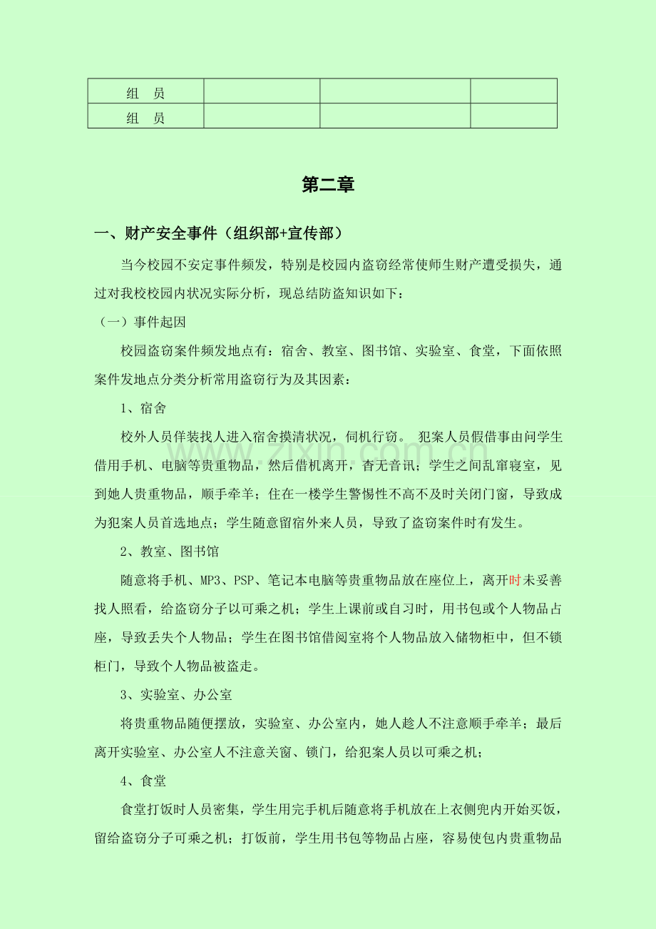 校园突发事件应急专项预案范文.doc_第2页