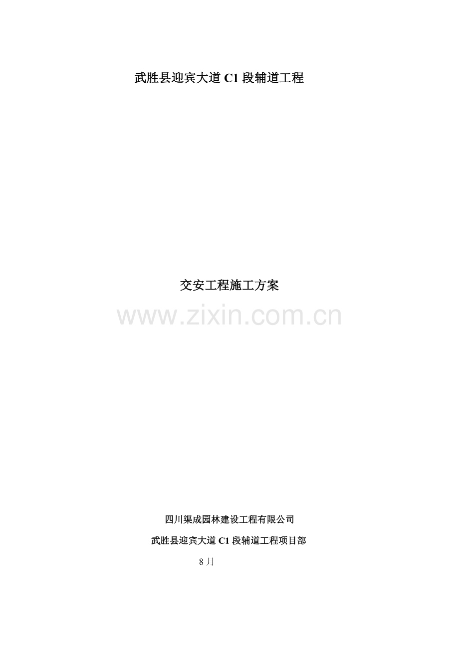 交安综合施工专题方案.docx_第1页